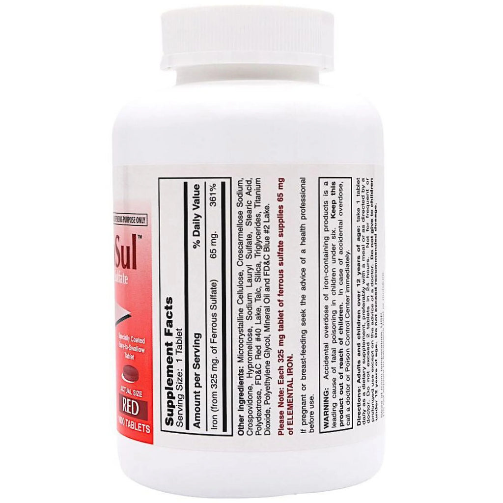 Iron Supplement 325 mg Tablets S52588
