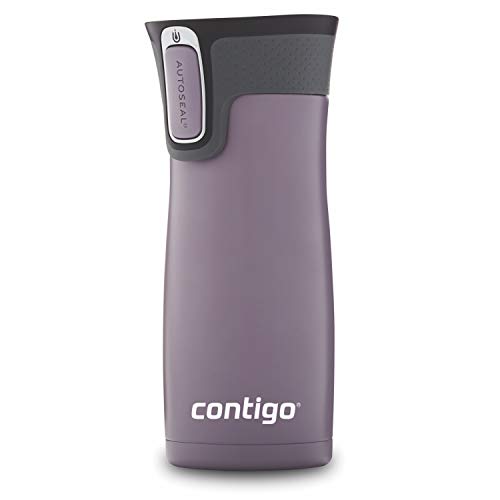 16oz Stainless Steel Vacuum Travel Mug 2-Pack with Spill-Proof Lid W2610