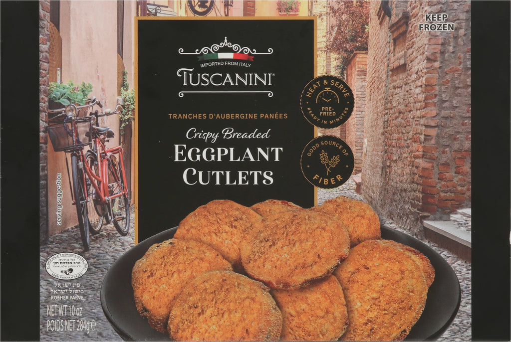 Breaded Eggplant Cutlets, 10 oz, Pack of 12 M774
