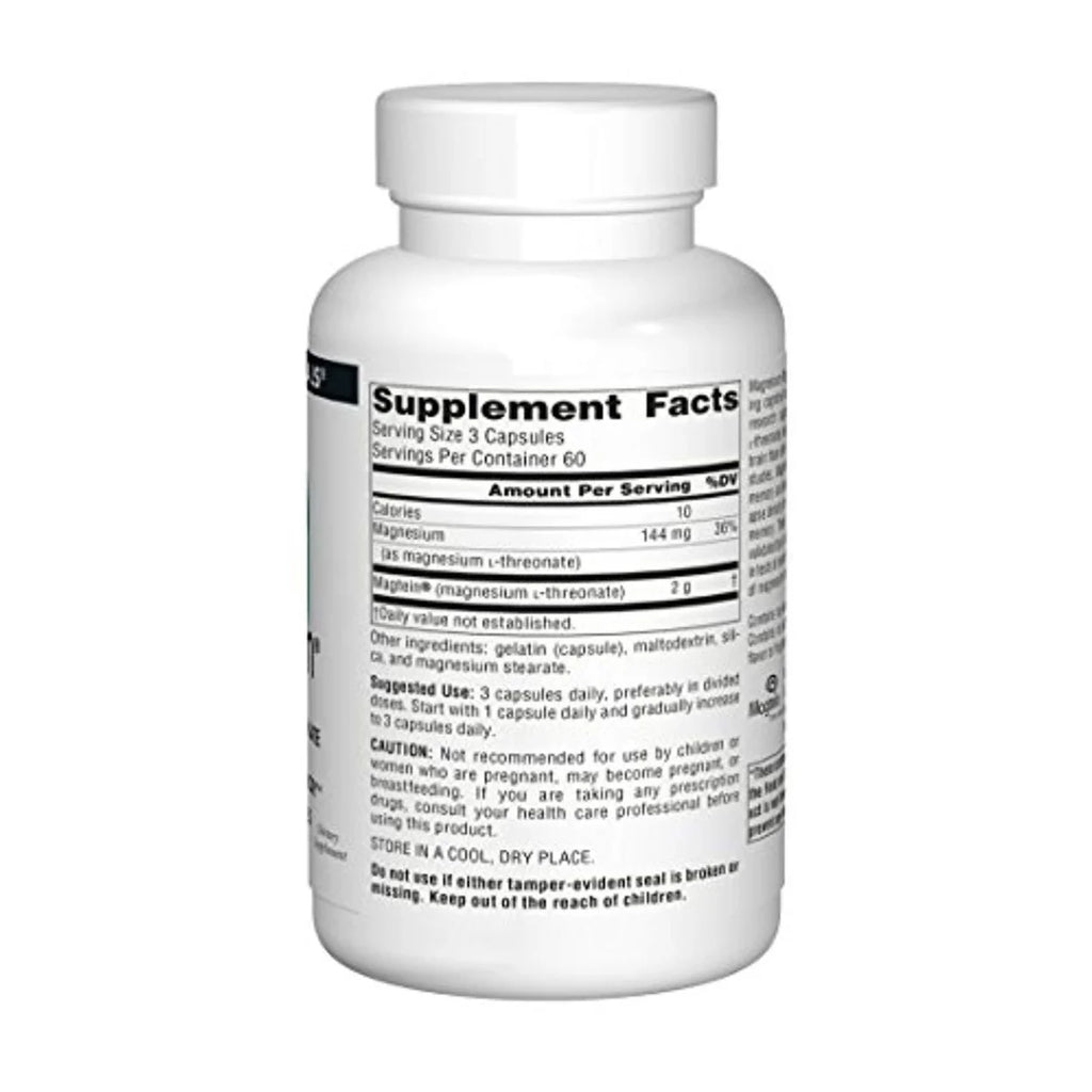 Magnesium L-Threonate 667 mg, 180 Capsules K297