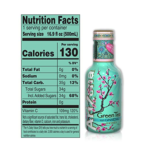 Low Calorie Diet Green Tea, 16.9 Fl Oz (Pack of 20) G756