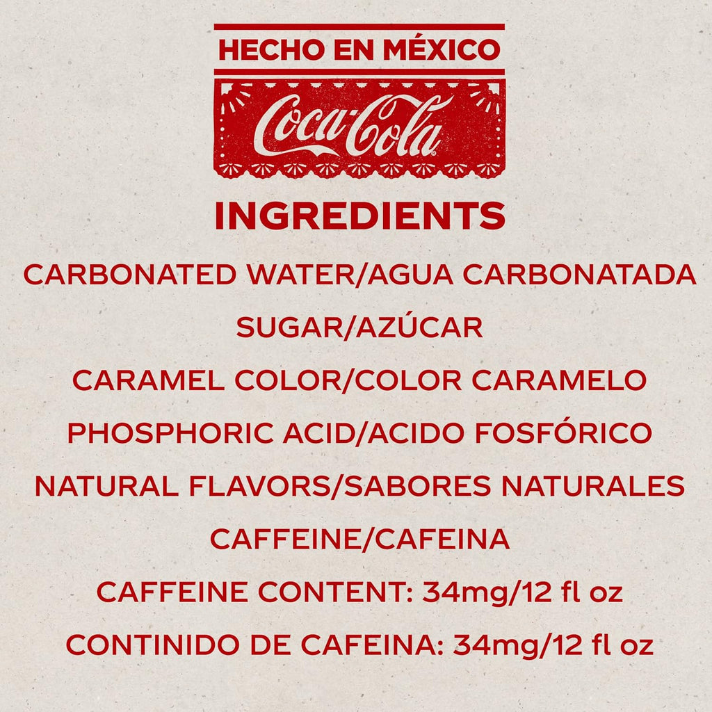 Mexican Cola Glass Bottles, 12 Fl Oz (Pack of 4) X53875