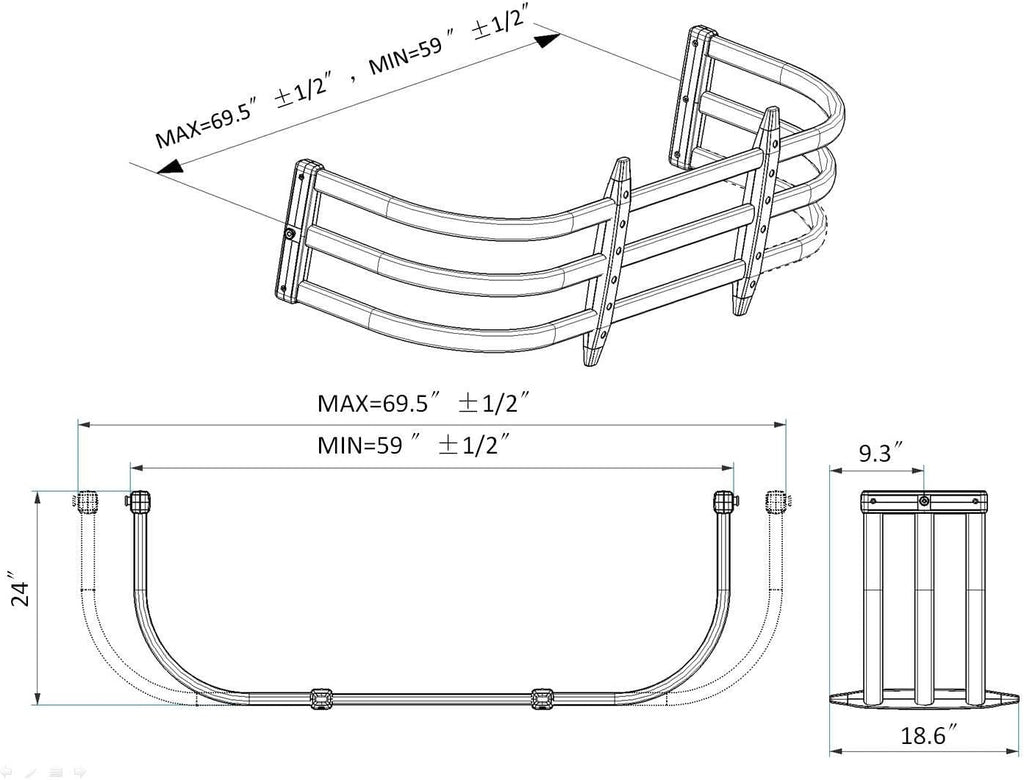 Truck Bed Extender for Pickup Trucks C1875