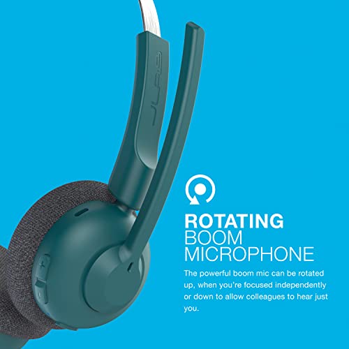 Wireless On-Ear Headset with Bluetooth Multipoint and Noise Canceling Mic N441