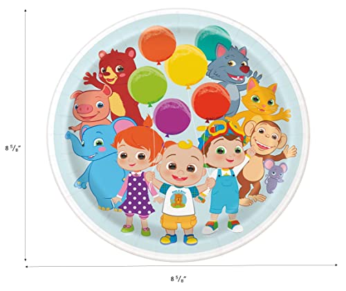 Birthday Party Supplies with Cake Plates and Napkins for 16 Guests E2827