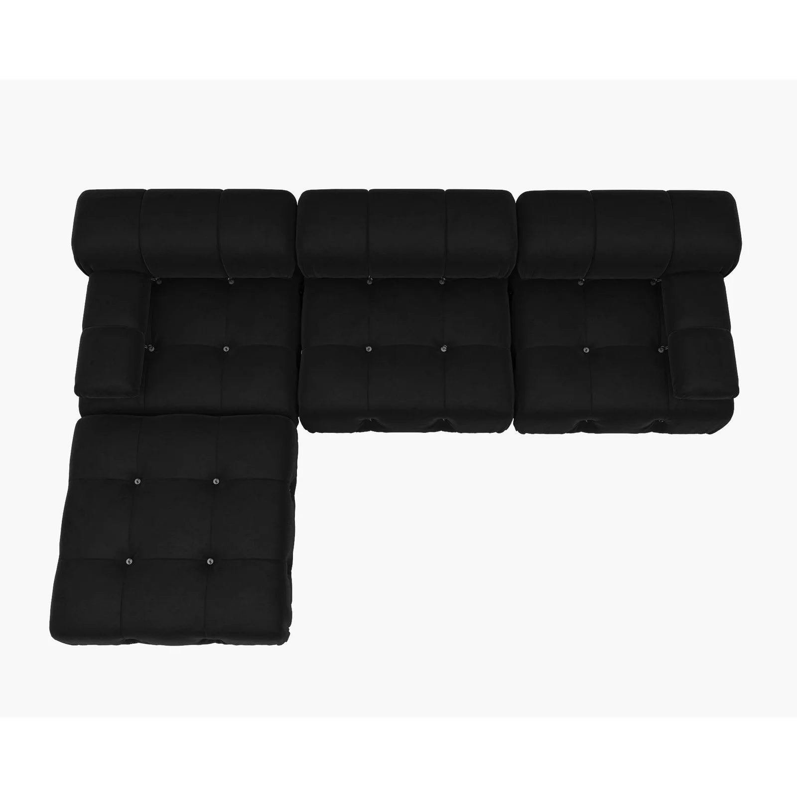 Modular Sectional Sofa Velvet L-Shape X279