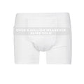 Wearever Men’s Incontinence Trunk Style Boxer Brief for Bladder Control with Regular Absorbency - Reusable & Washable Leak Proof Underwear for Men (Single Pair) (White) (L) (Waist 38-40)