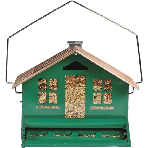 Squirrel Proof Bird Feeder with Weight-Activated Perches, 8lb Capacity E54338