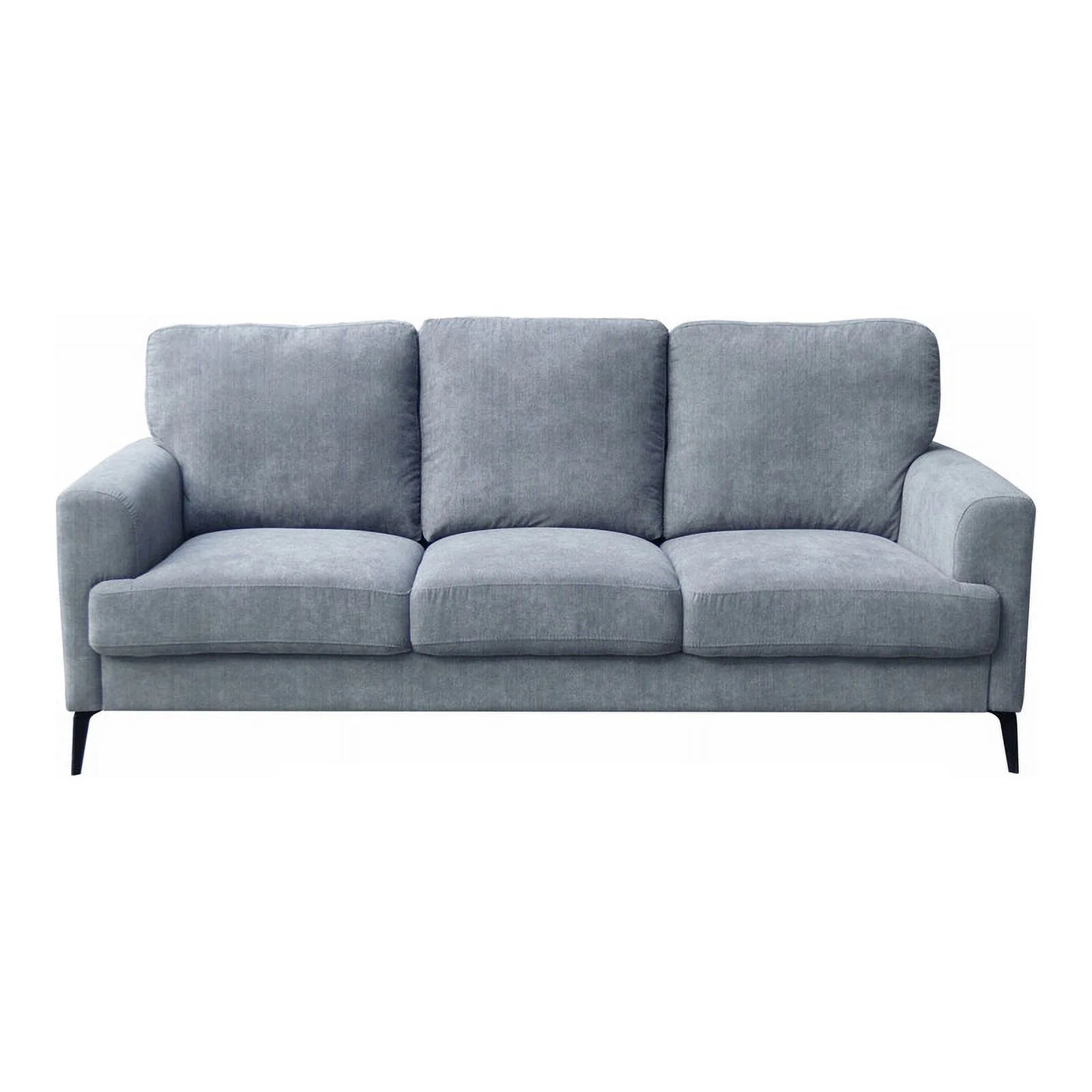 Gray Chenille Sofa Loveseat Chair Living Room Set L15782