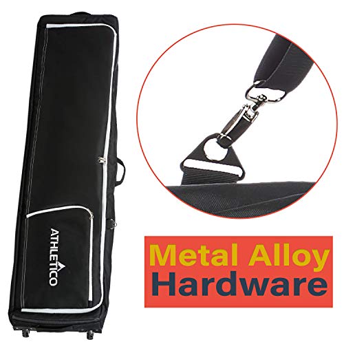 Rolling Double Ski Bag with Wheels for Air Travel X56556