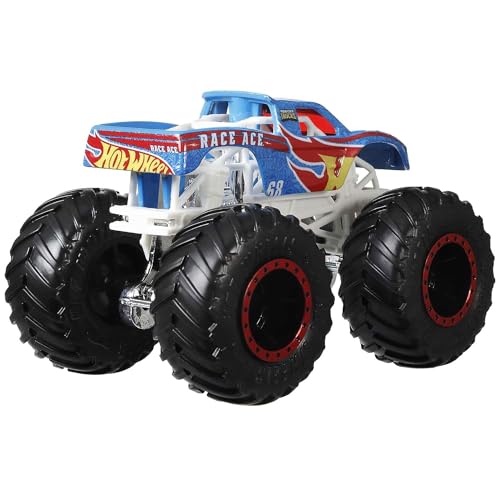 Monster Trucks 8-Pack, 1:64 Scale Toy Trucks for Kids 3+ Z437