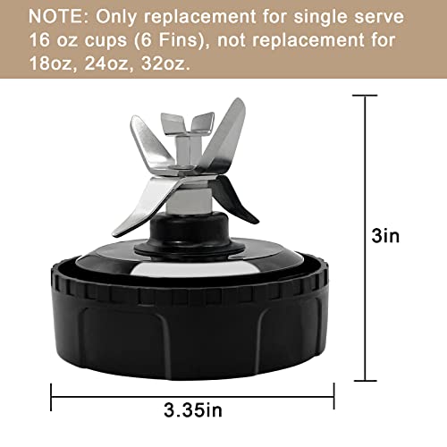 6 Fin Blender Blade Replacement for 16 oz Cup S3047