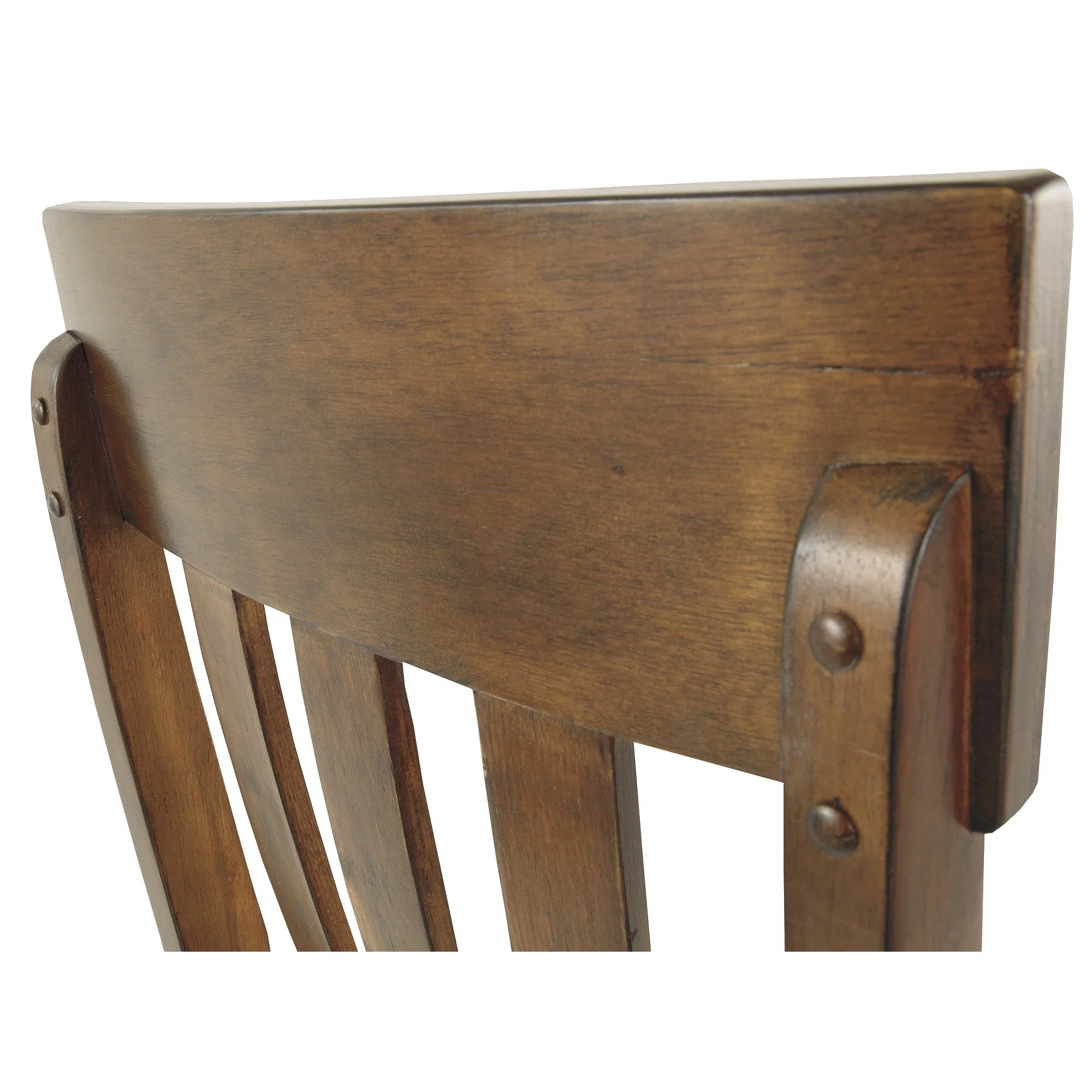 Rake Back Dining Room Chair, Set of 2, Brown K7078