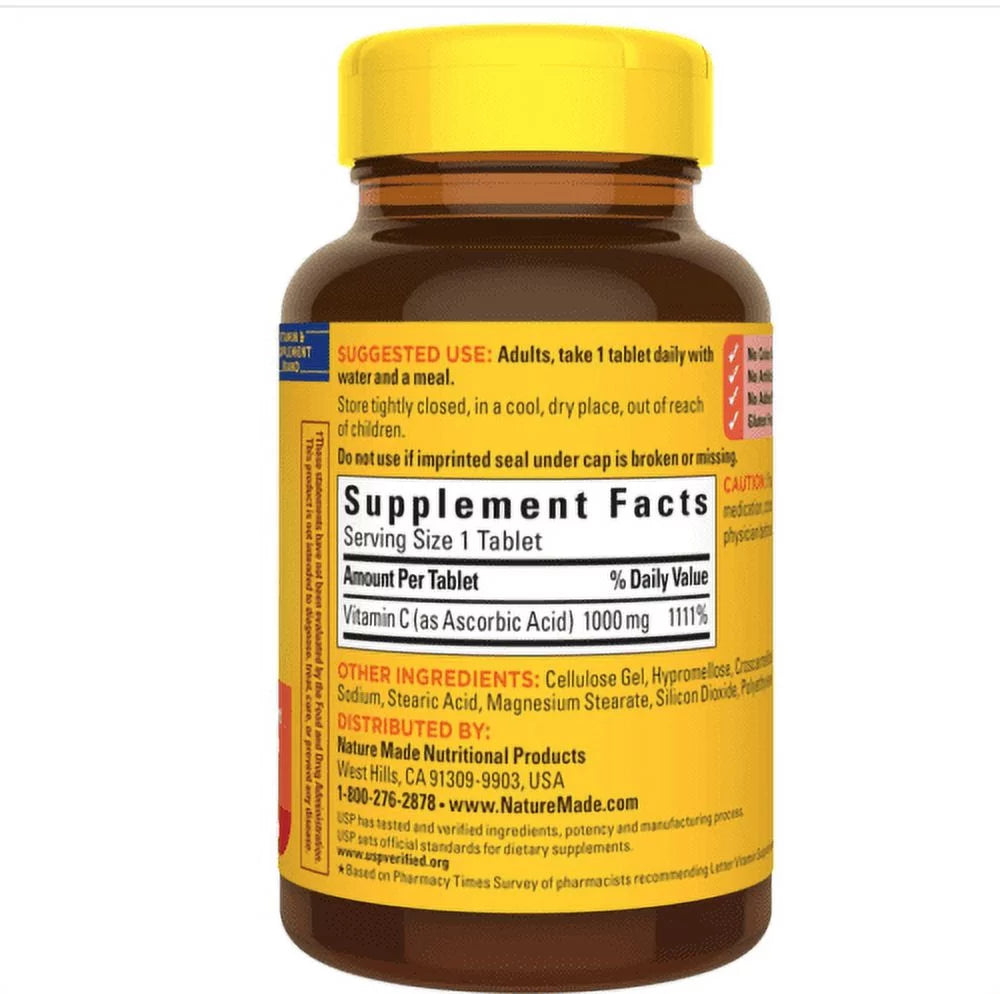 Vitamin C 1000 mg, 100 Tablets N956213
