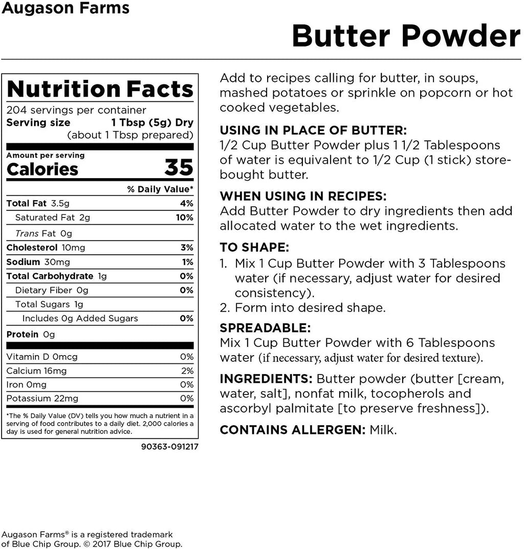 Butter Powder 2 lbs 4 oz L71829