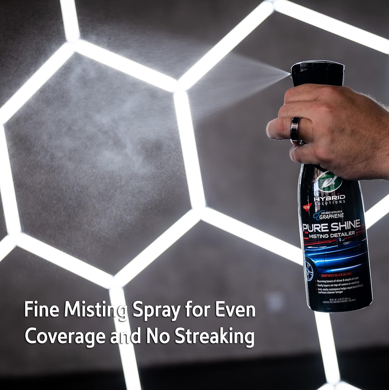 Hybrid Solutions Pure Shine Detailer Misting Spray, Graphene Infused, 20 oz C77085