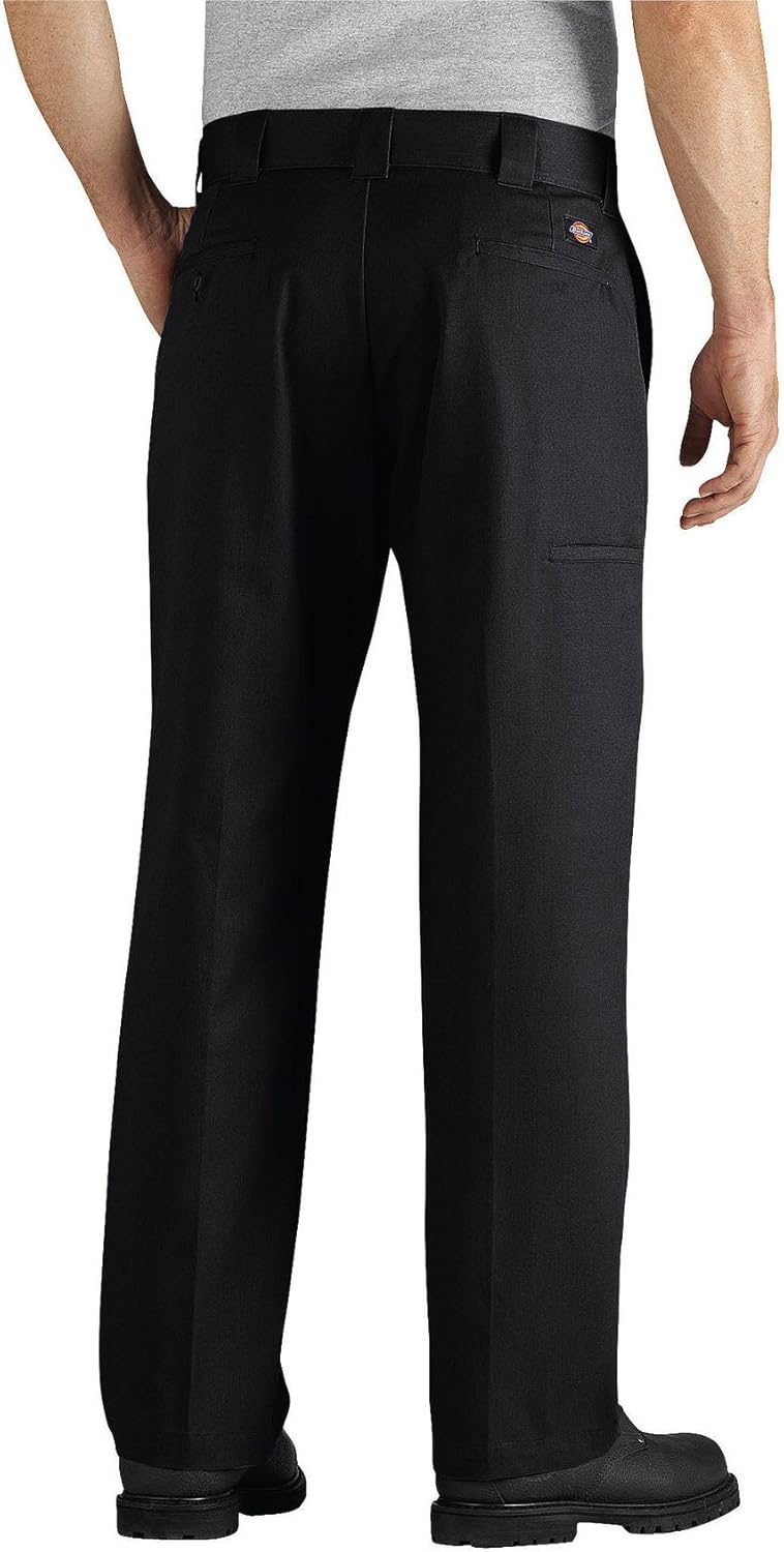 Men's Relaxed Fit Twill Work Pant, Black, 36X30 S68689