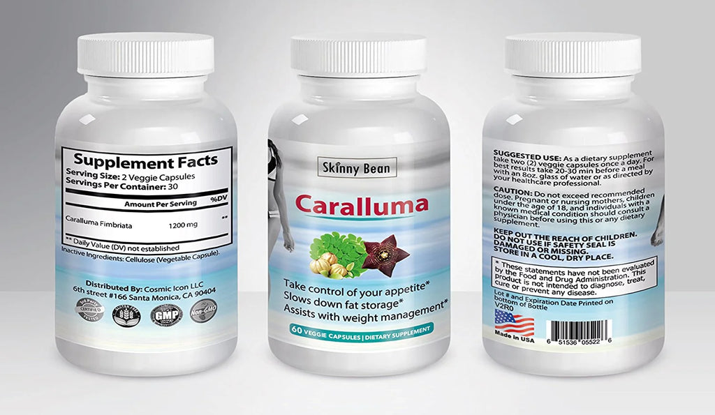 Caralluma Fimbriata Extract 1200mg Appetite Suppressant Diet Pills A405029