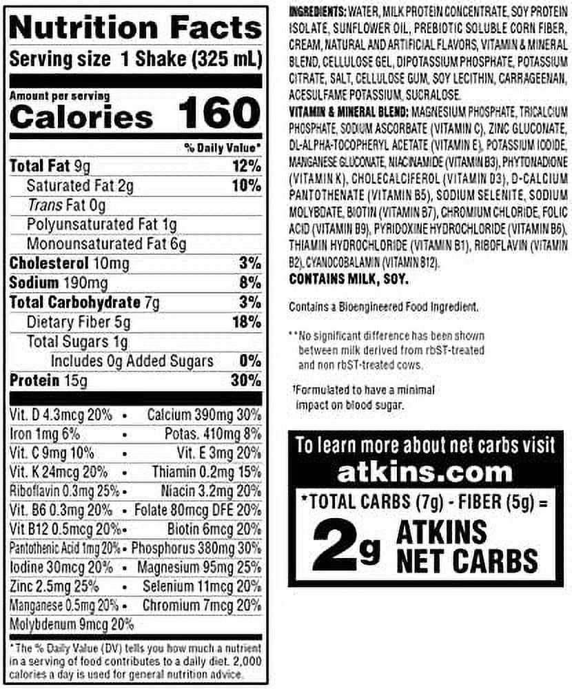 Creamy Vanilla Protein Shake, 8 Pack Y3565