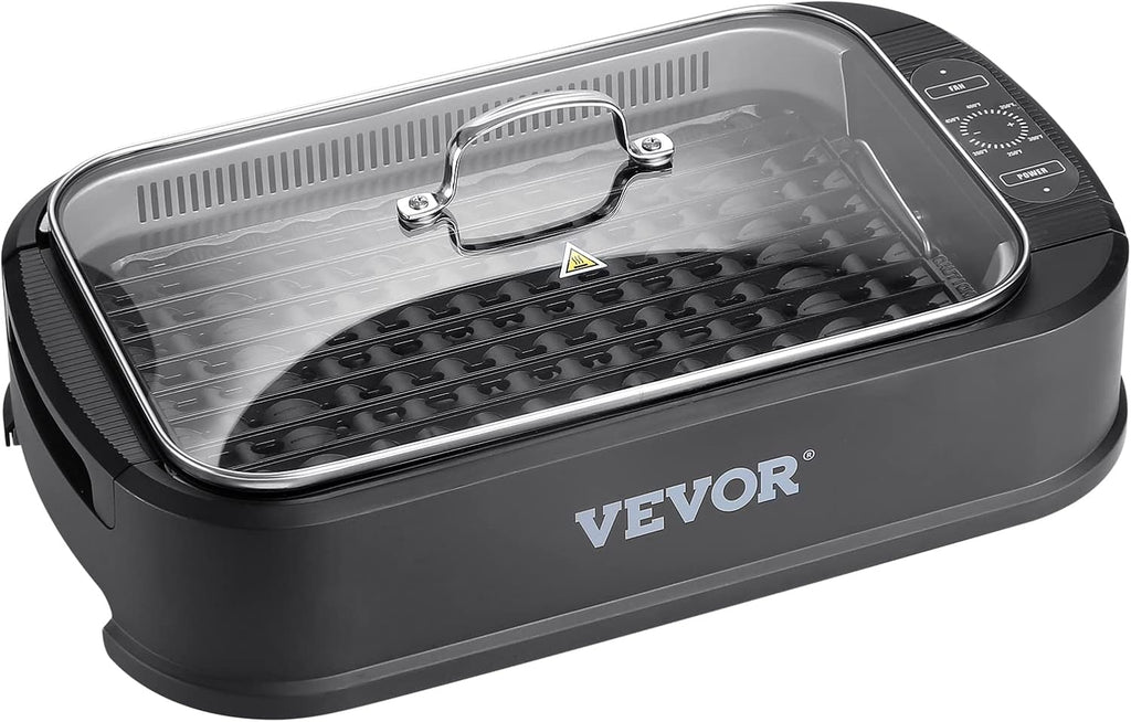 Smokeless Indoor Electric Grill with Non-Stick Surface C8723