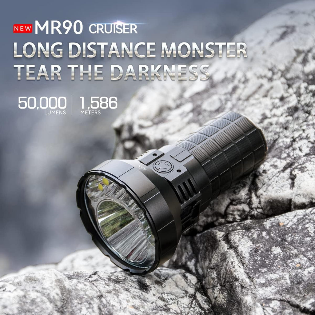 Rechargeable Flashlight 50000 Lumens, Super Bright Tactical Torch for Camping Y713949