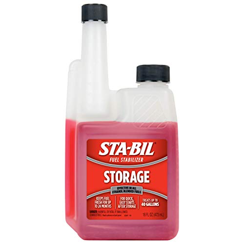 STA-BIL Storage Fuel Stabilizer - Keeps Fuel Fresh for 24 Months - Prevents Corrosion - Gasoline Treatment that Protects Fuel System - Fuel Saver - Treats 320 Gallons - 128 Fl. Oz. (22213)