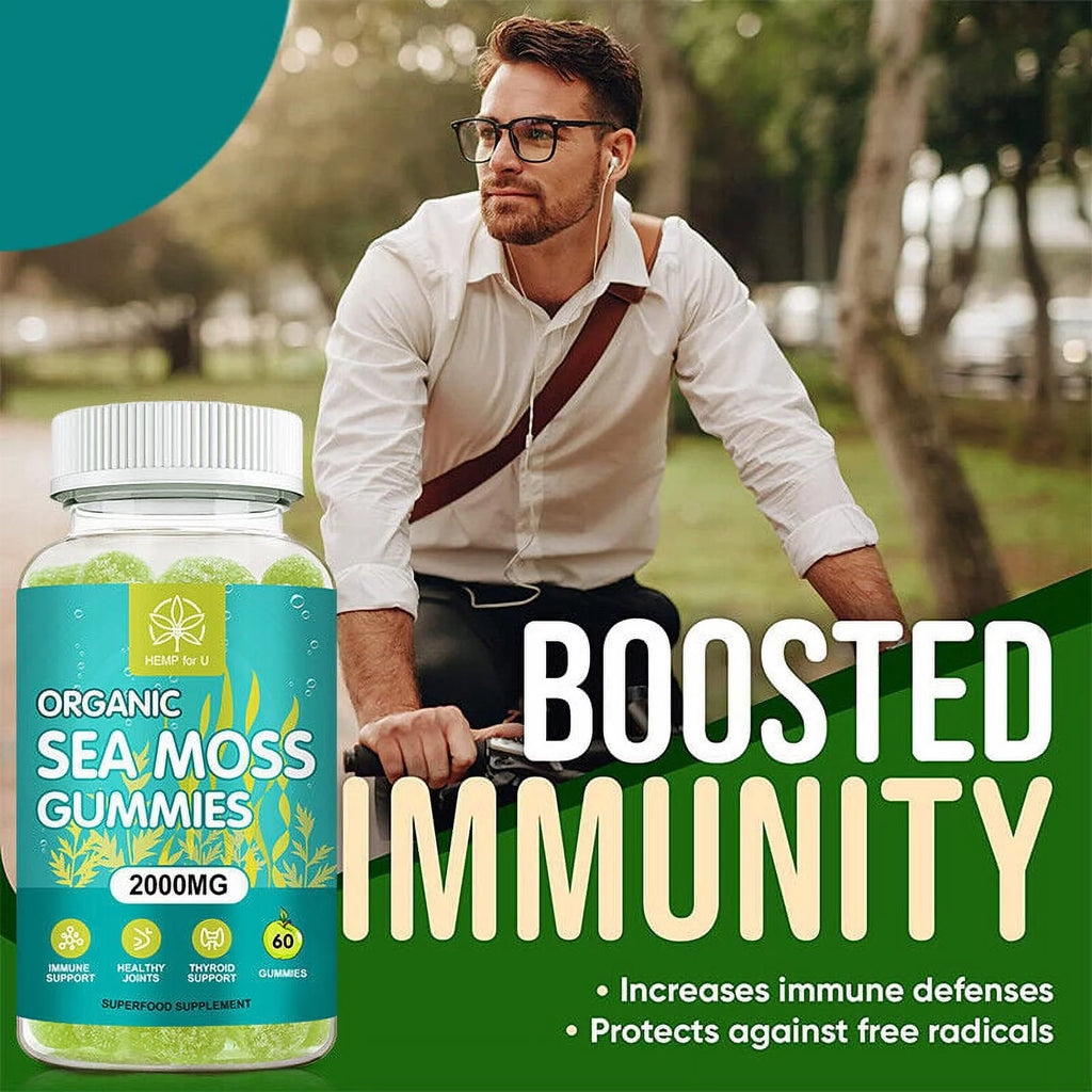 Organic Sea Moss Gummies with Apple Cider Vinegar, 2000mg G94021