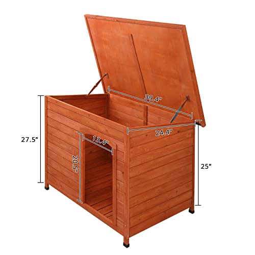 Outdoor Wooden Dog House for Small Breeds X5351