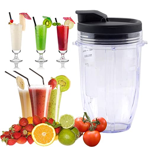 Replacement 32oz Blender Cup with Sip & Seal Lid, 2-Pack B9563