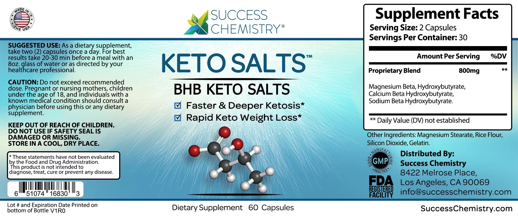 Keto Salts with Minerals for Low Carb Energy Support J573439