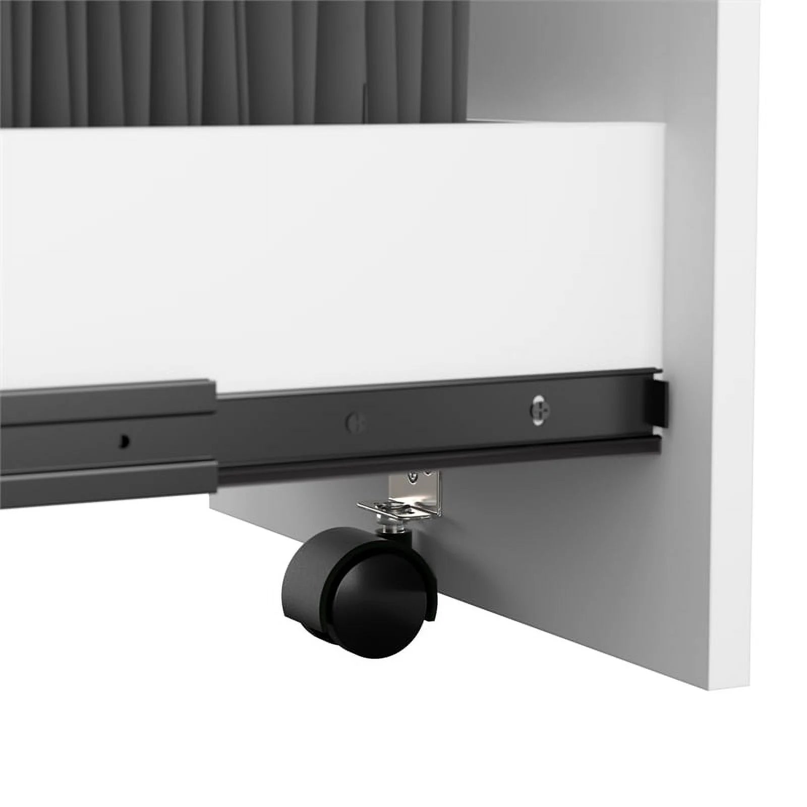 Cubicle Storage Set in Pure White - Engineered Wood L537680