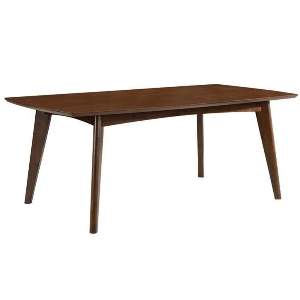 Mid Century Modern Dining Table and 4-Chair Set in Dark Walnut C20302