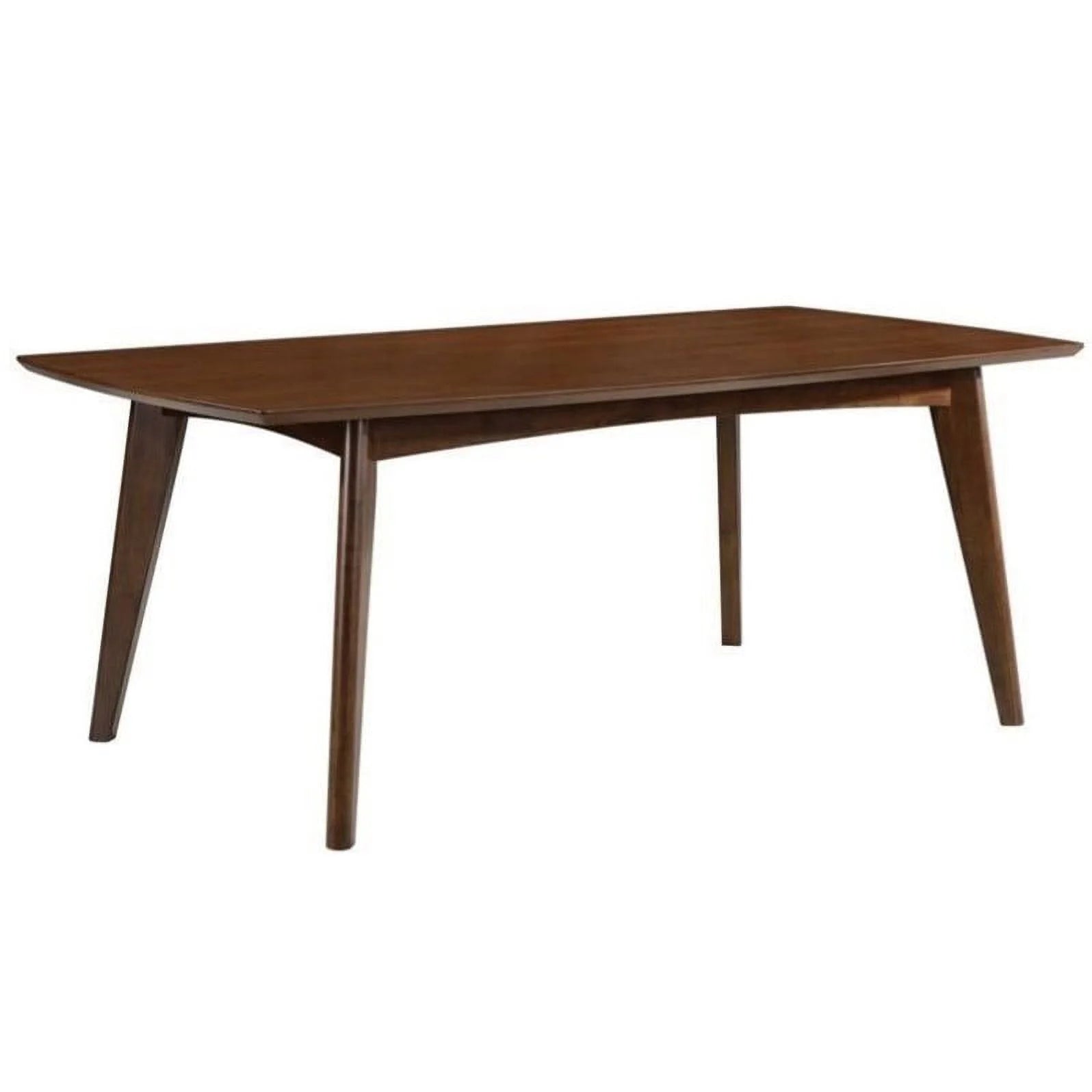 Mid Century Modern Dining Table and 4-Chair Set in Dark Walnut C20302