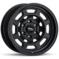RockTrix RT117 17 inch Wheel Compatible with 2009-2024 Ford F150, 17x9 6x135 Wheels (-12mm Offset, 4.5in Backspace) 87.1mm Bore, Black Wheels, Also fits 2022+ Bronco Raptor Rims