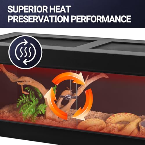 34 Gallon PVC Reptile Terrarium with Glass Sliding Door O122717