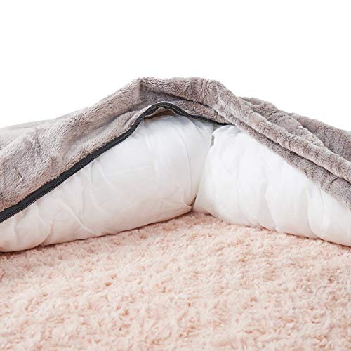 Orthopedic Memory Foam Dog Bed Replacement Bolster Insert E1069