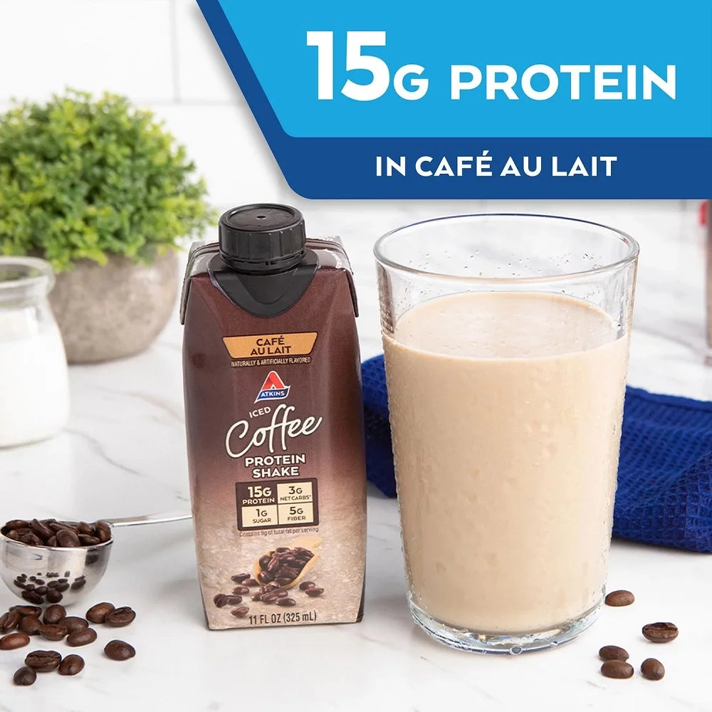 Café Au Lait Protein Shake, Keto Friendly (15 pk.) B635