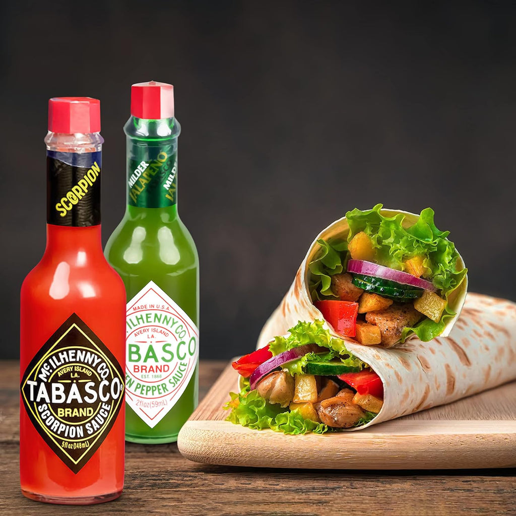 Hot Sauce Variety Pack 2oz Bottles, 5 Flavors Gift Set U1701
