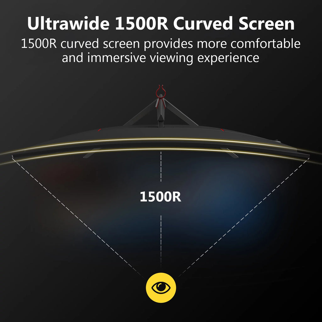 27-Inch LED Curved Gaming Monitor 200Hz 1ms Full HD U86923