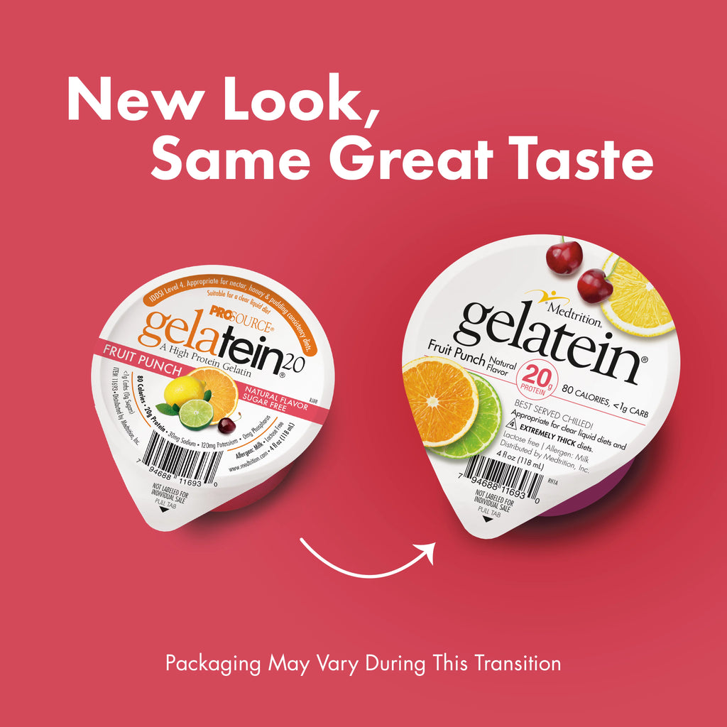 Sugar Free High Protein Gelatin Fruit Punch 12 Servings A357