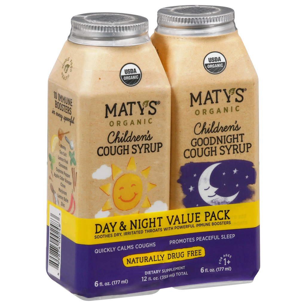Organic Cough Syrup Daytime & Nighttime Value Pack E17498