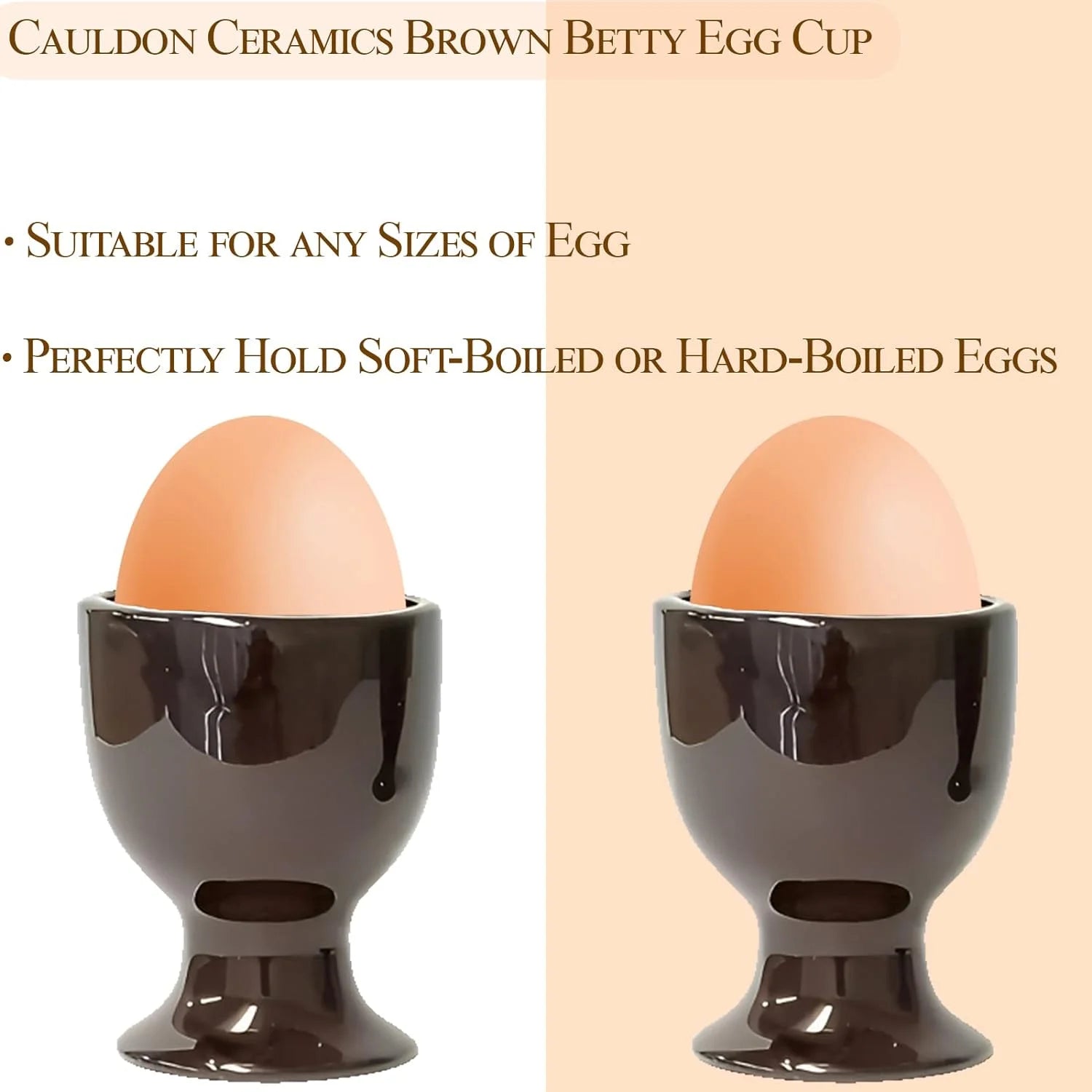 Brown Betty Egg Cup, Pack of 4 O1093