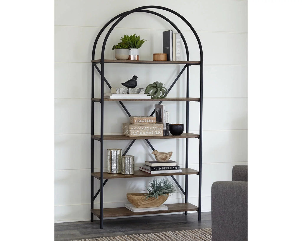 Bookcase Brown/Black U67276