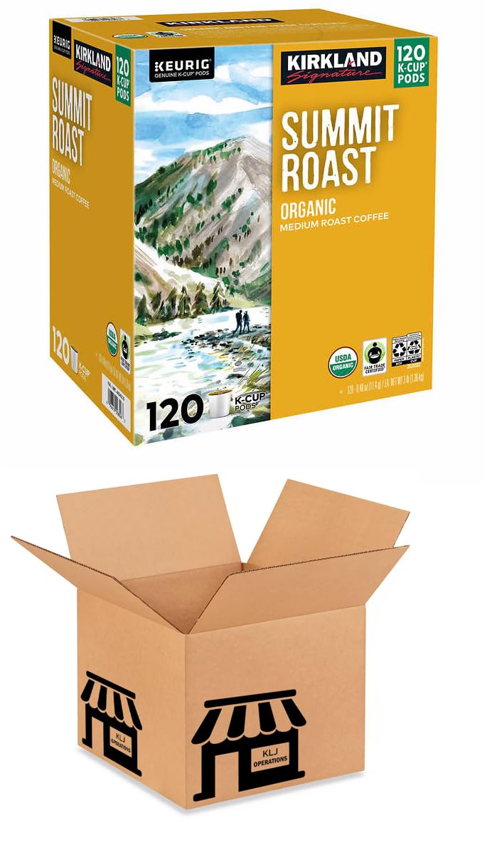 Medium Roast Organic Coffee Pods, 120 Count J226