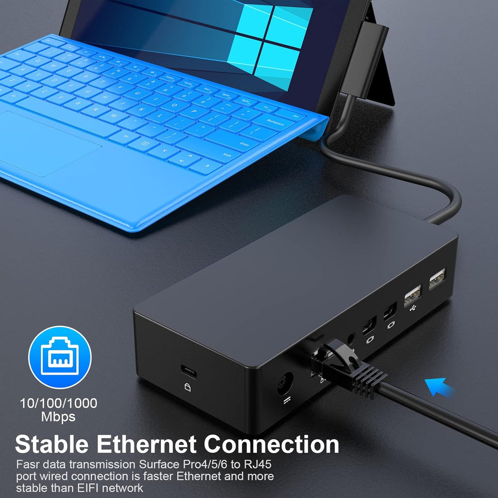 Surface Pro Docking Station with 90W Power Supply U1304