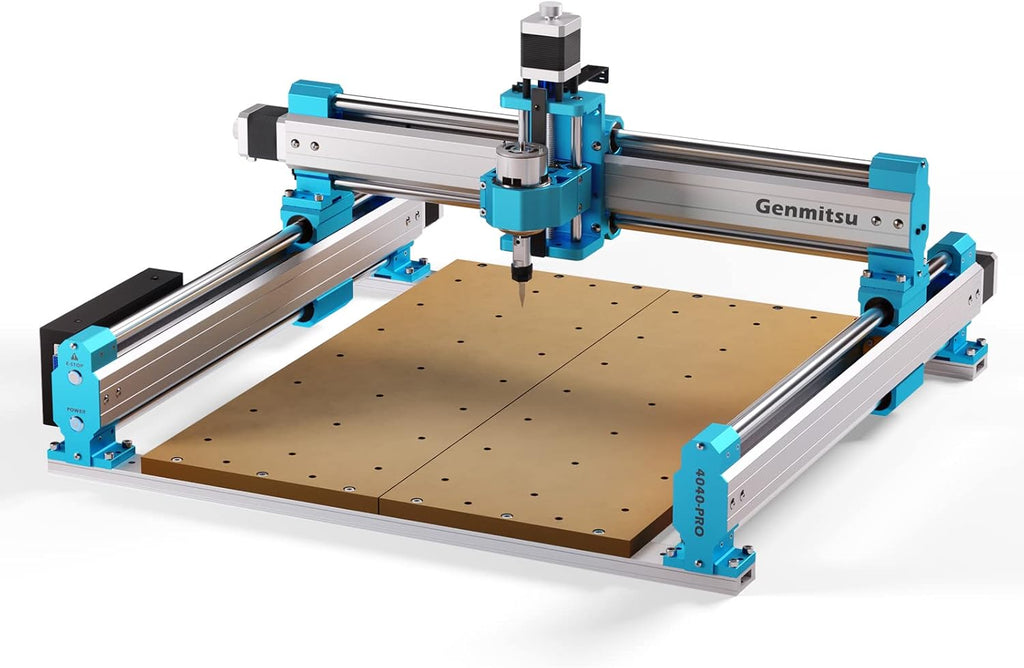 CNC Router Machine for Woodworking Metal Acrylic Cutting, 3 Axis Engraving, 400 x 400 x 78mm Working Area A755