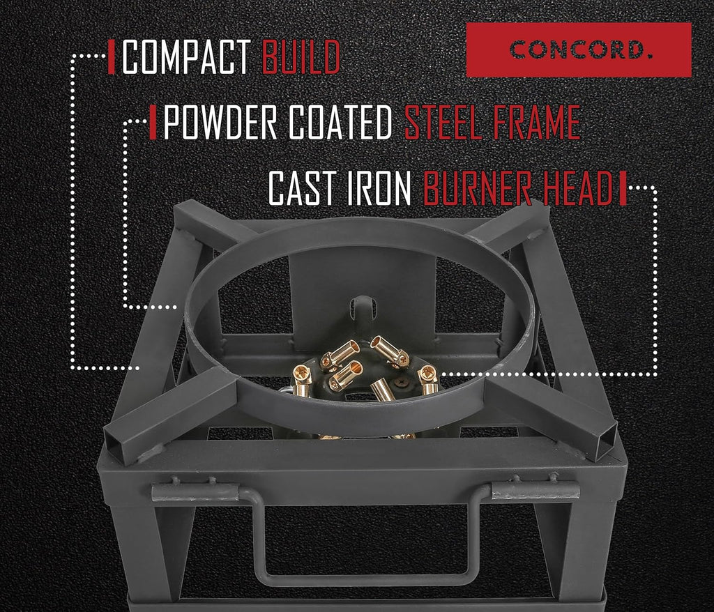 12" Propane Outdoor Burner with Built-in Wok Ring Y211733