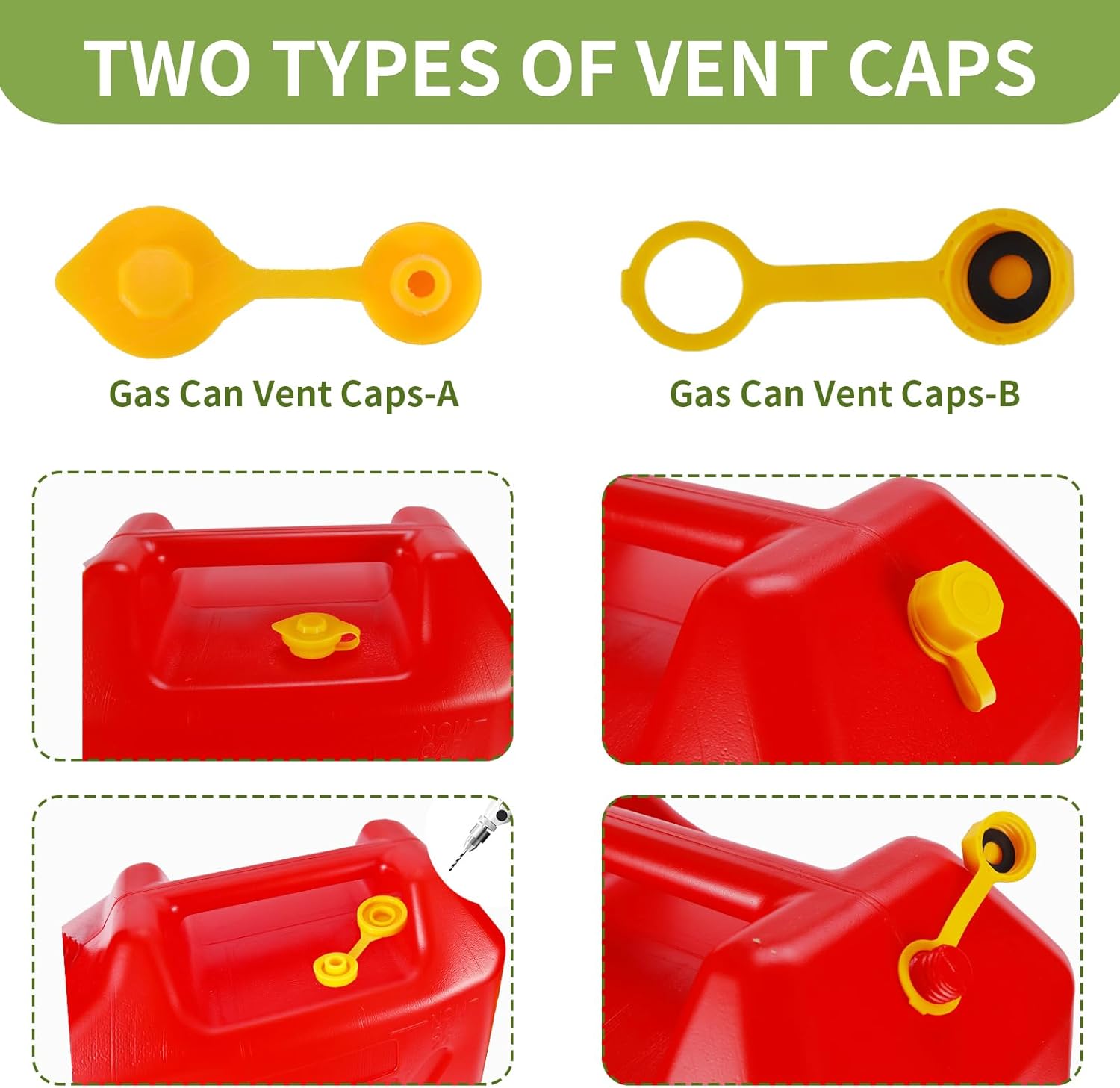 Gas Can Spout Replacement, Anti-Spill Nozzle with Flexible Spout R918717