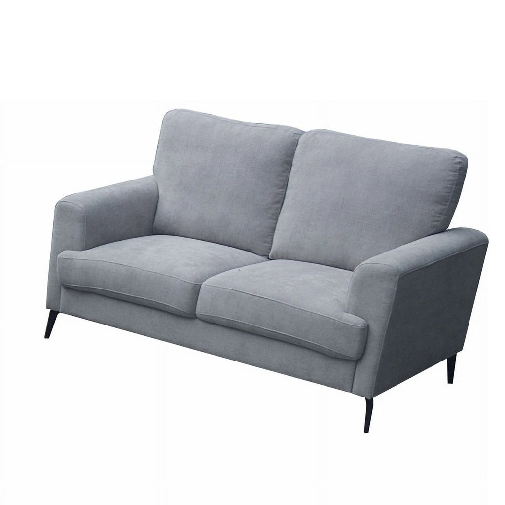 Gray Chenille Sofa Loveseat Chair Living Room Set L15782