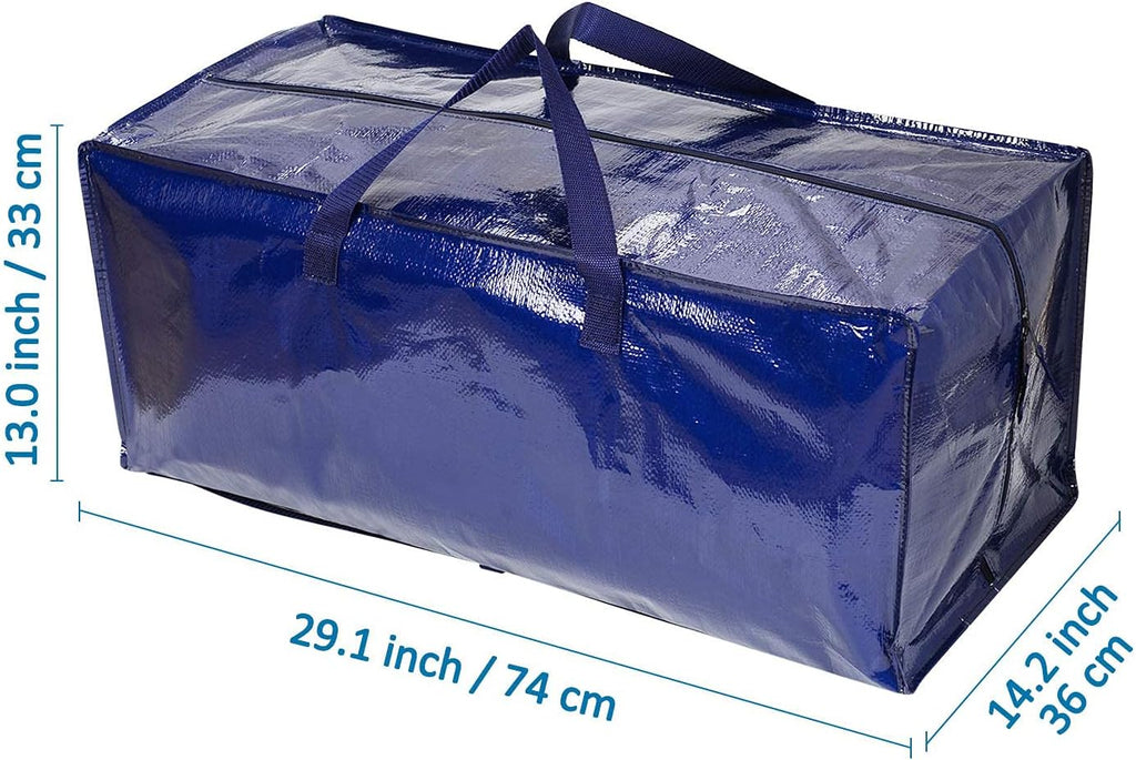 12 Pack Heavy-Duty Moving Bags with Backpack Straps and Label Pocket B7764